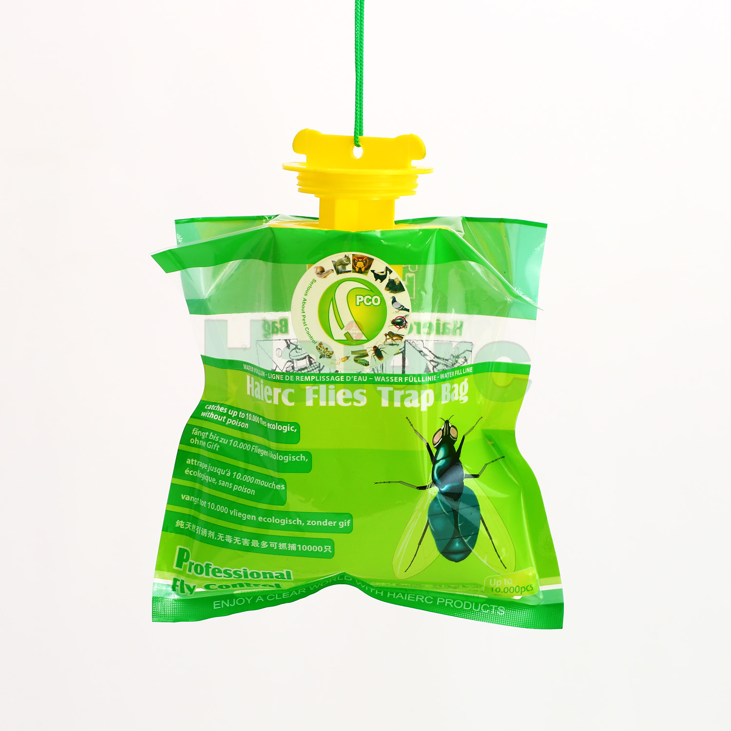 >Haierc Easy Hanging Outdoor Attractive Insects Gnats Catch Bag Fly Trap Bag whit Bait